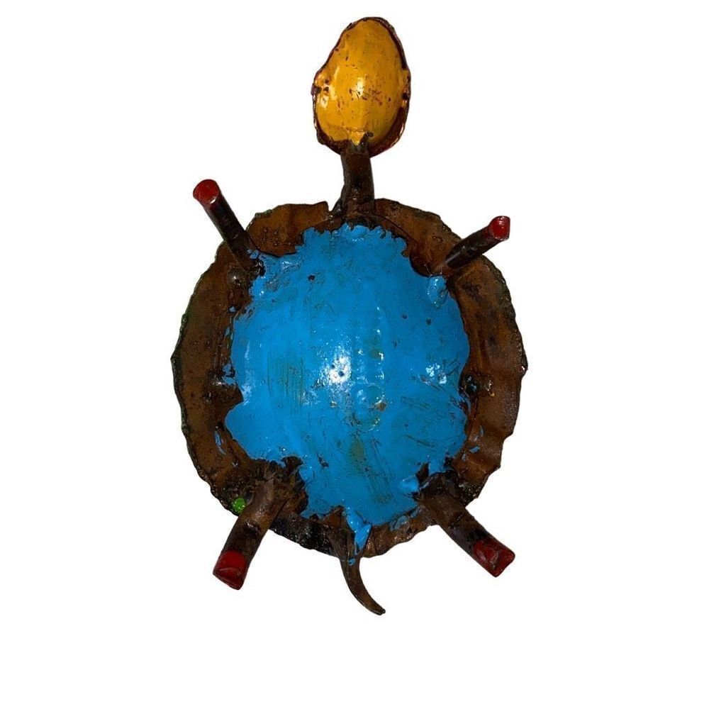 Rustic Metal Tortoise - Picture 2 of 5